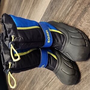 Sorel Kids Blue Flurry Winter Snow Boots Size 13